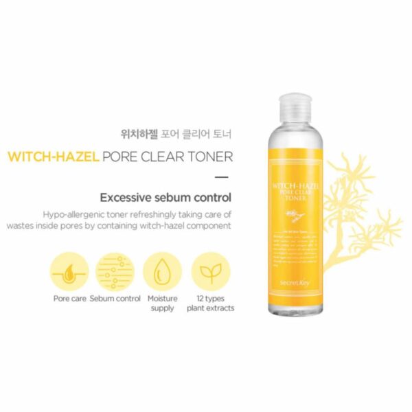 Secret Key Wichhazel Pore Clear Toner