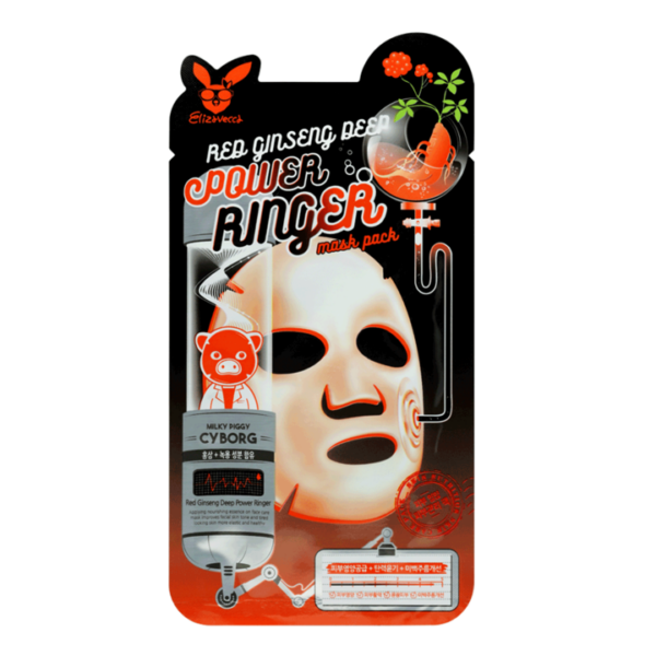 Elizavecca Red Ginseng Deep Power Ringer Mask Pack